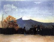 Diego Rivera Landscape oil